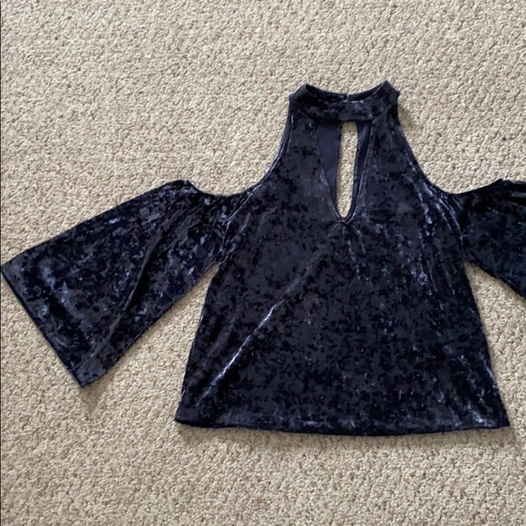 Navy Felt Top - Picture 1 of 4